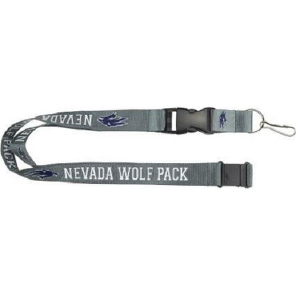 Wolf grey ribbon lanyard safety clip ID badge holder student gift wild animal z